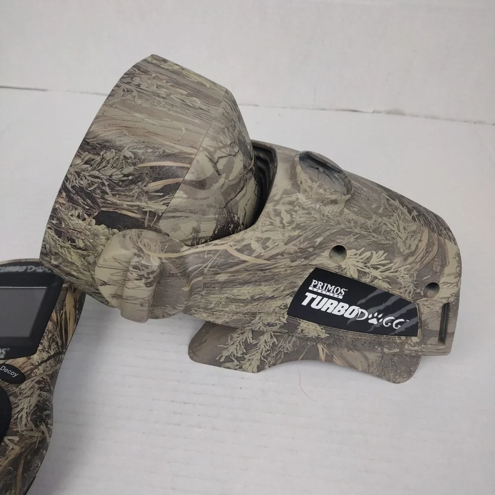 Primos Hunting 3755-S Turbo Dogg Predator Game Animal Call Camouflage Remote